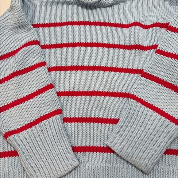 La Ligne Light Blue Knit Sweater - Picture 2 of 4